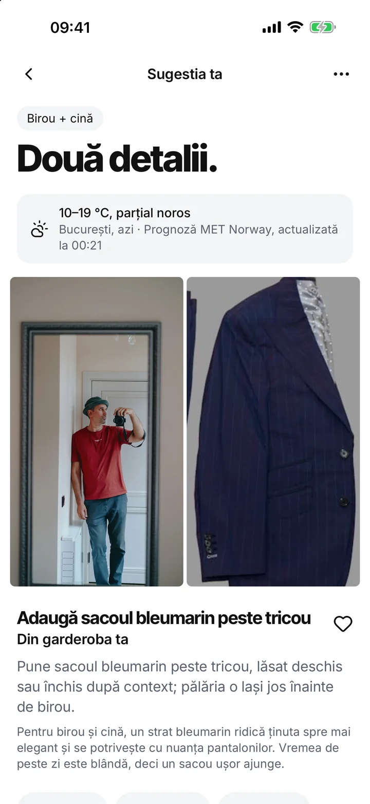 Cel mult două detalii